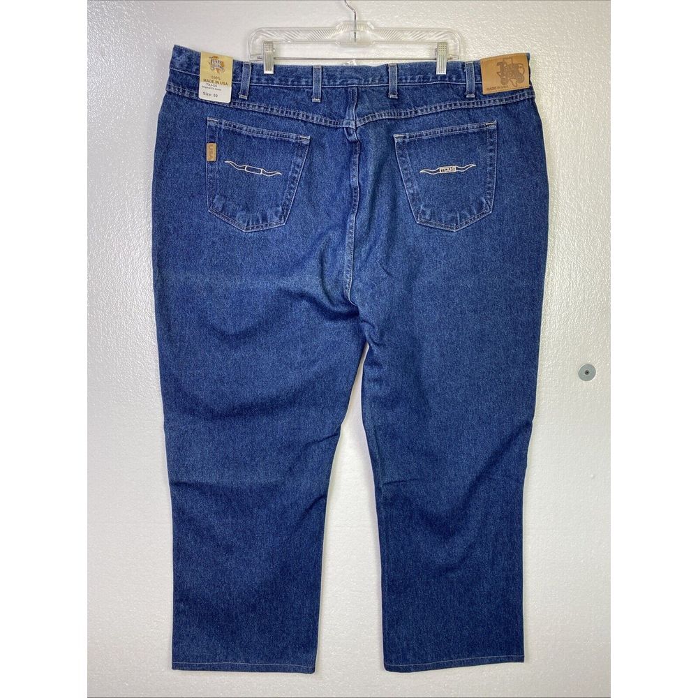 NWT Texas Jeans Men 50X  — Sz 46x27 Original fit‎ Straight leg Blue denim USA